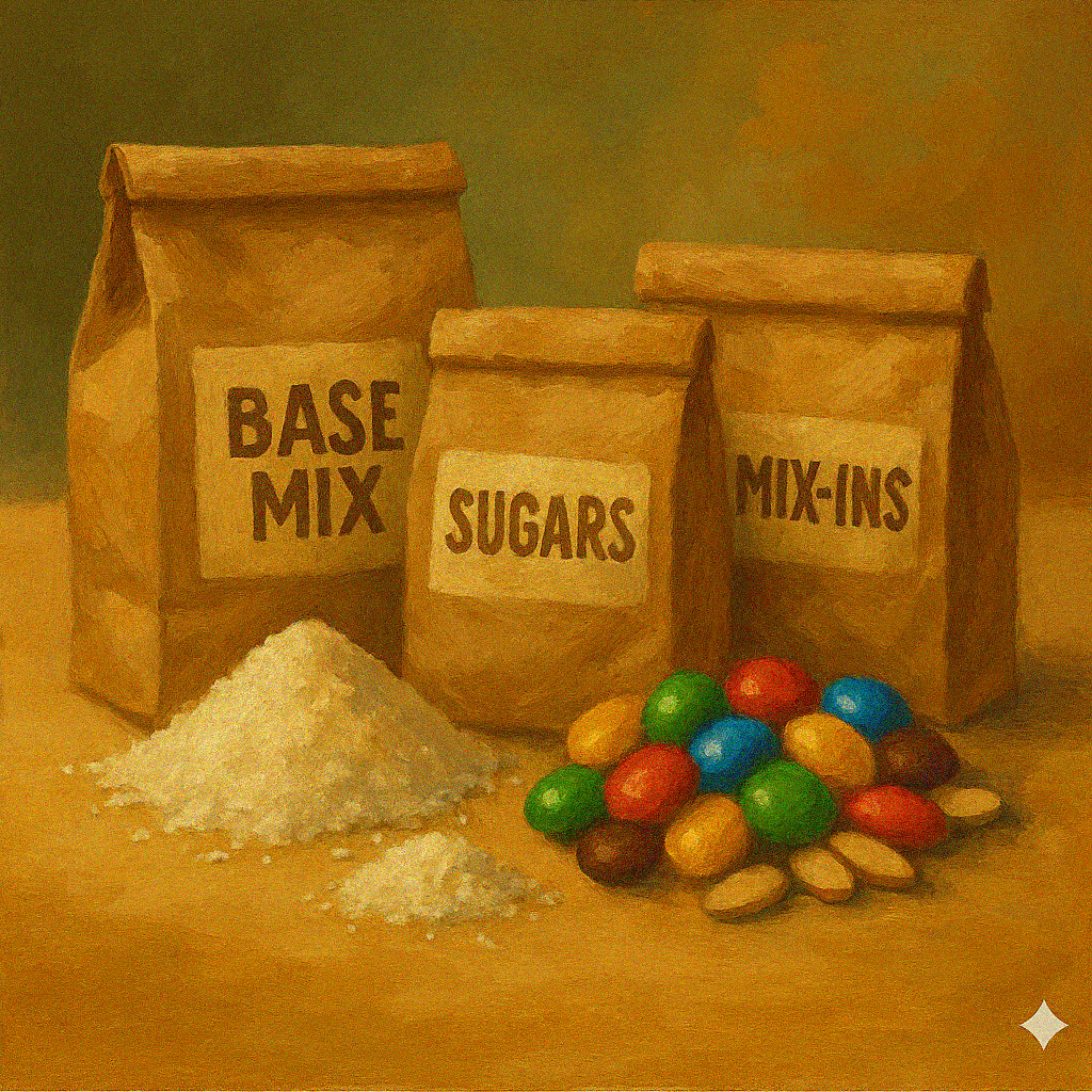 Cookie kit components