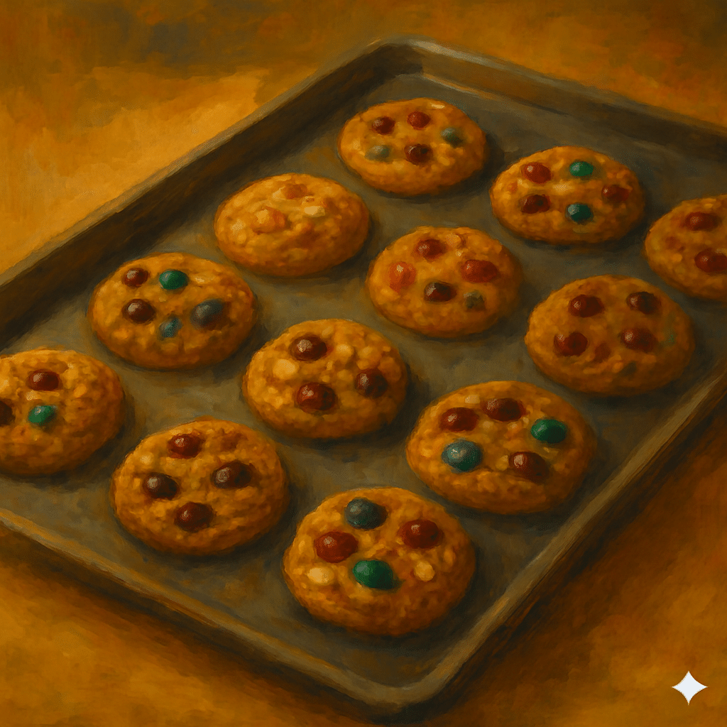 Fresh-baked hiking cookies